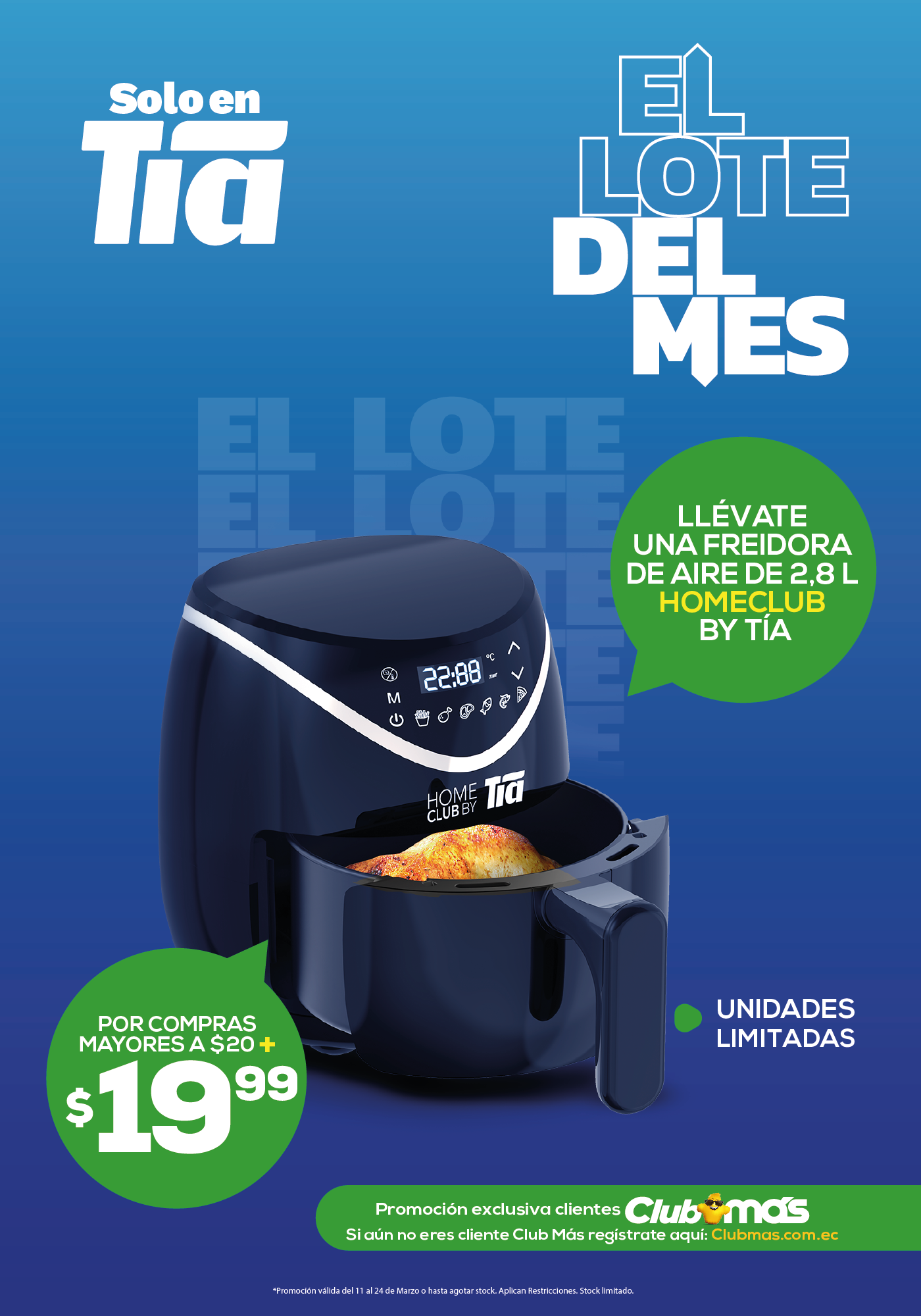 LOTE DEL MES - AIRFRYER